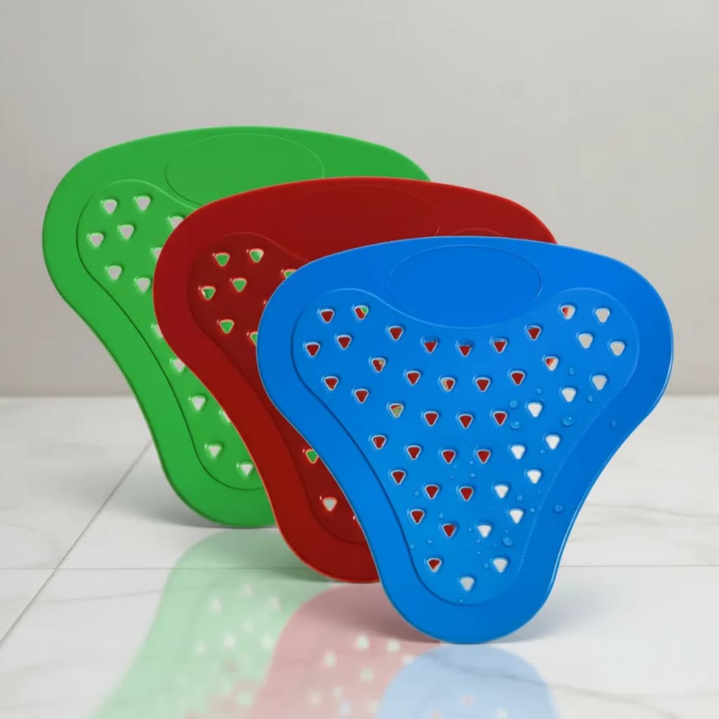 Kit 3 Telas Tapete Odorizadora Mictório Banheiro Aromatizado Fortcom