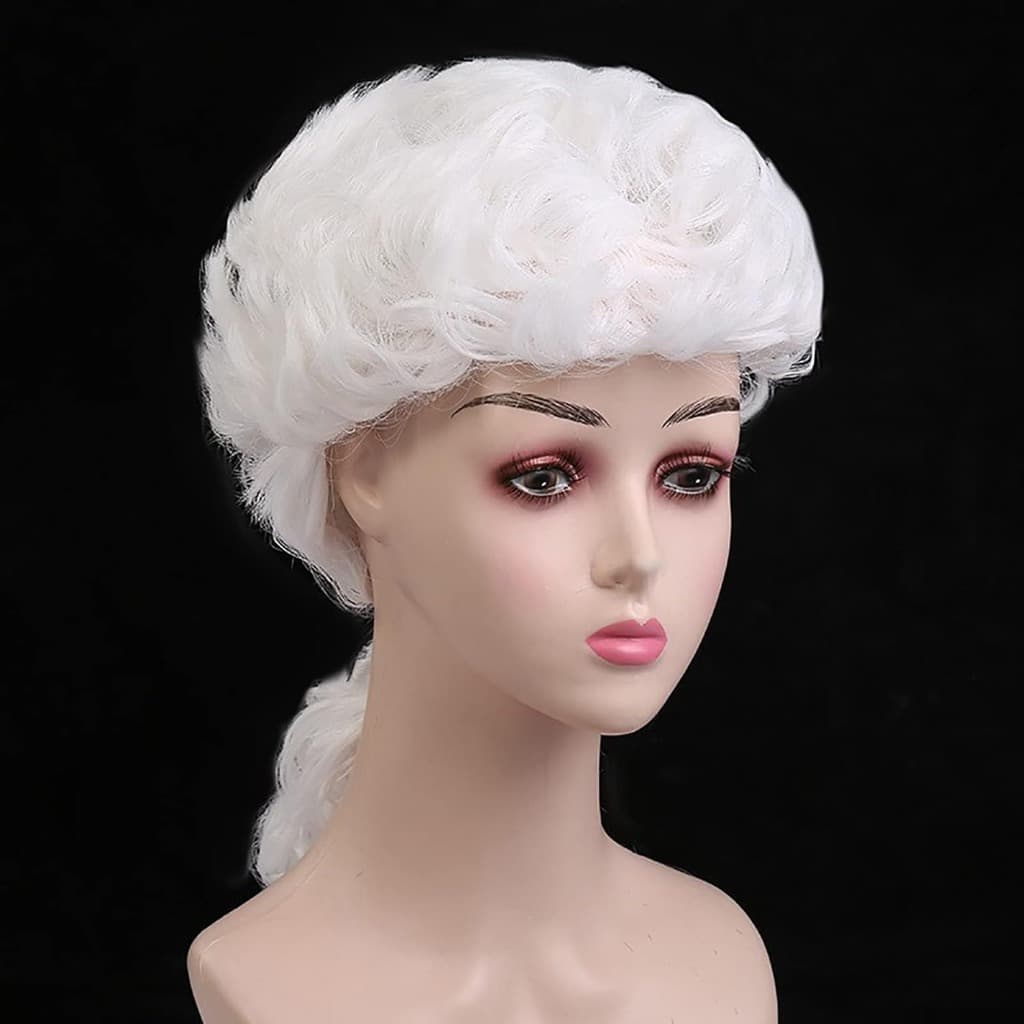 Peruca Luiz Xv Juiz Cosplay Fantasia
