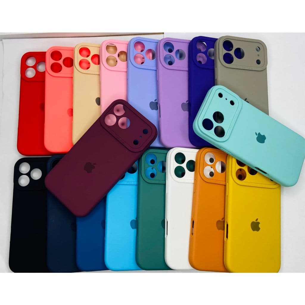 CAPA CAPINHA CASE PARA IPHONE 17 PRO MAX A SILICONE INTERIOR AVELUDADA COM CÂMERA FECHADA......