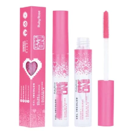 Gel Incolor para Cílios e Sobrancelhas HB509 Game On Ruby Rose