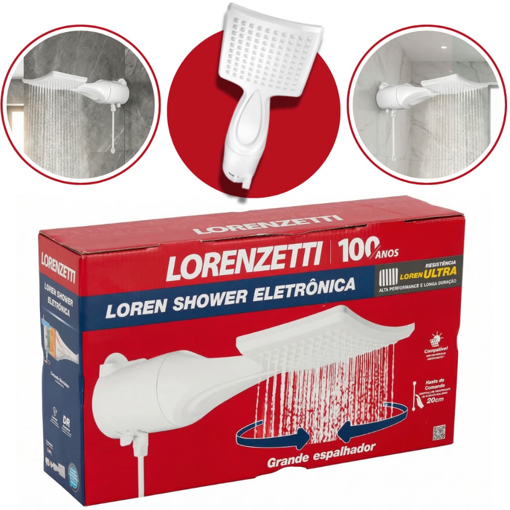 Chuveiro Ducha Loren Shower Eletrónica LORENZETTI