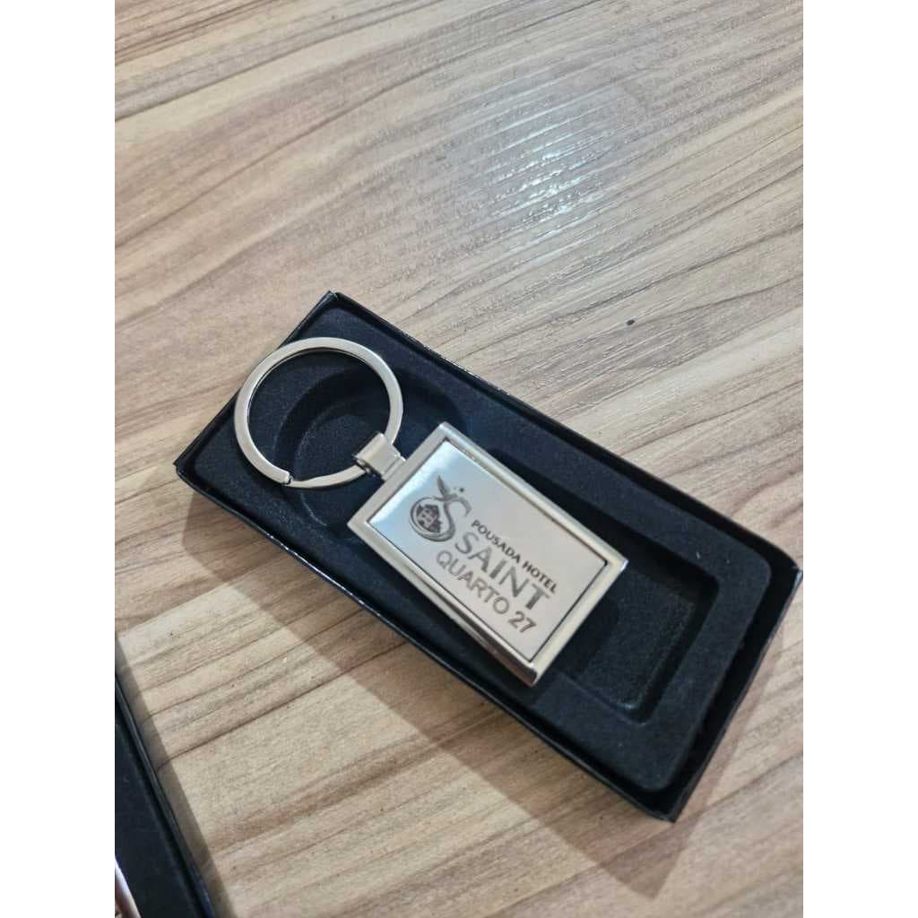Chaveiro Personalizado Com Frase Nome Ou Logo