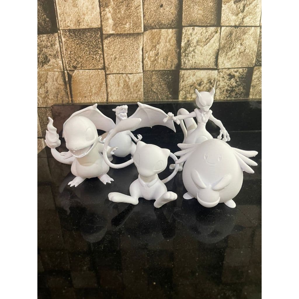 Boneco Pokemon 3D Para Pintar Brinquedo Diversão