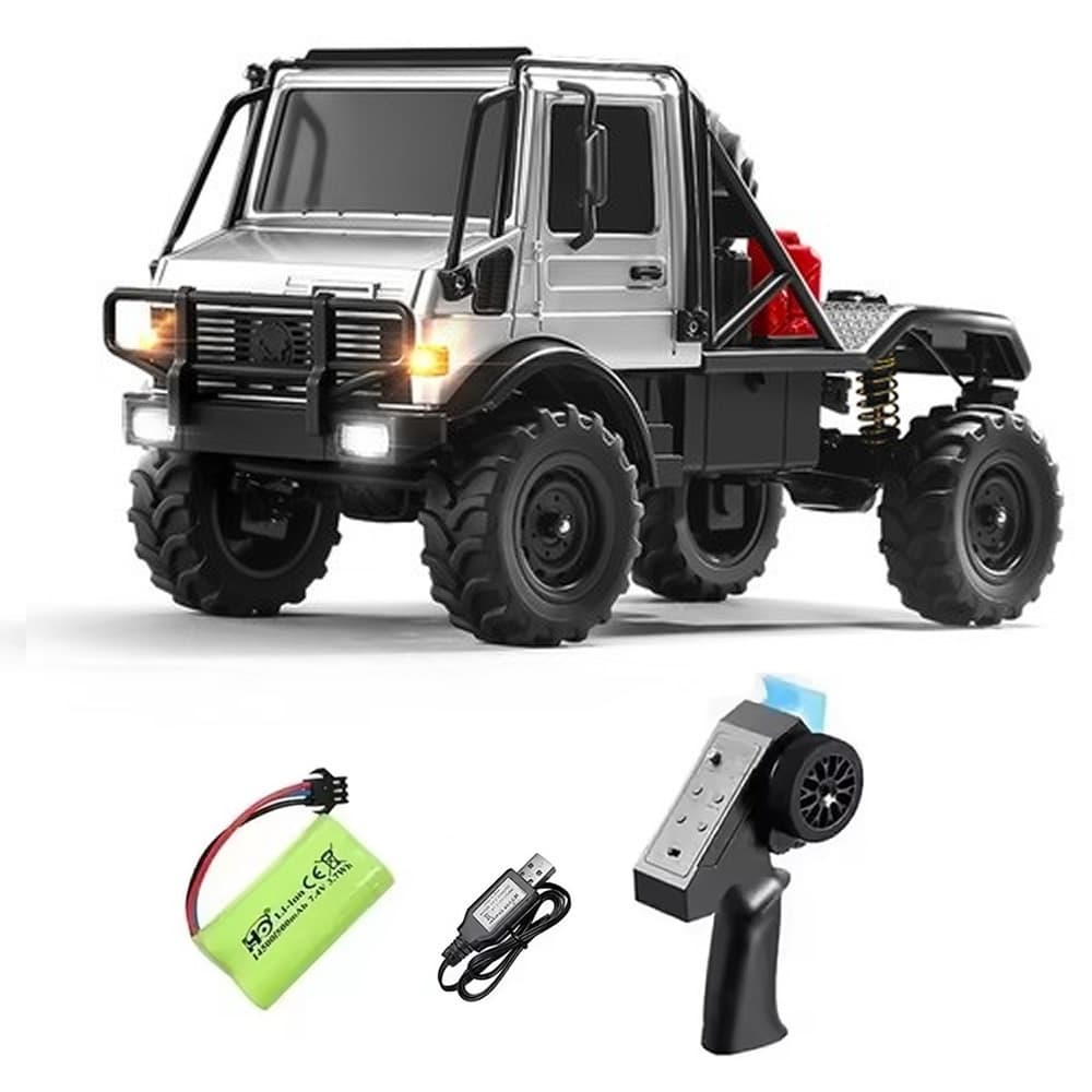 Caminhão Rc Truck Mercedes-benz Unimog 4000 4x4 1/18 MnModel Mn333