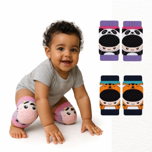 Joelheira Antiderrapante Infantil Selene para Bebê 5 a 12 meses– Proteção ao Engatinhar
