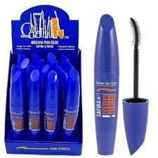 MASCARA PARA CILIOS SAFIRA LINHA BASIC  EFEITO BONECA AZUL