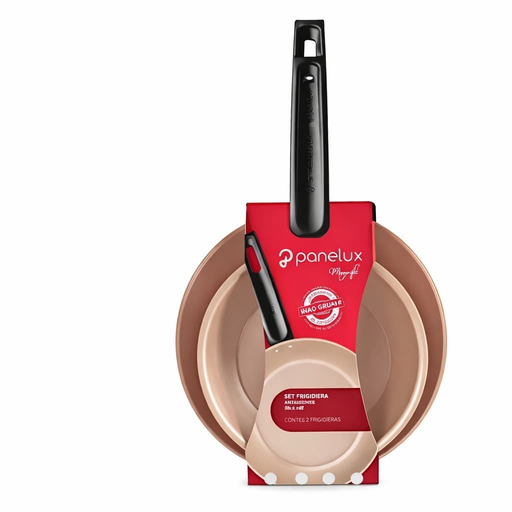 Kit Frigideira Francesa Alumínio Cereja Magnific 16cm e 20cm Panelux