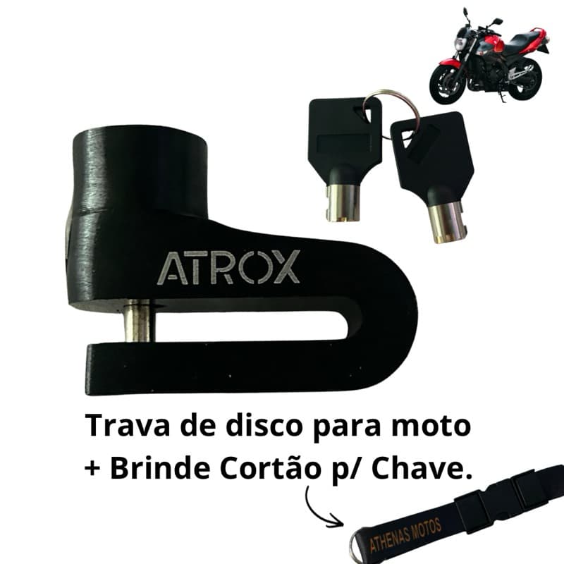 Cadeado Trava De Disco Antifurto Para Moto Bicicleta Segurança Envio Imediato