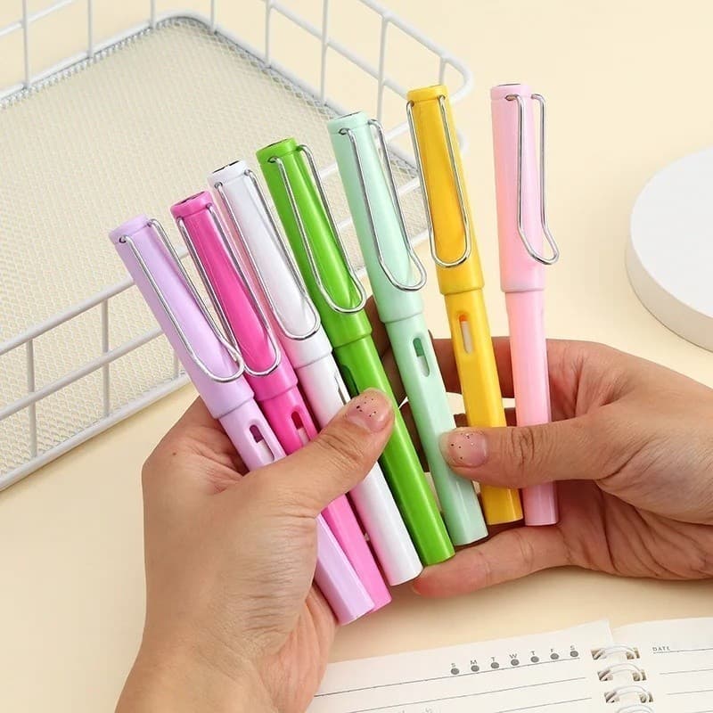 Kit 6 Lápis infinito eterno com borracha volta as aulas escrita material escolar