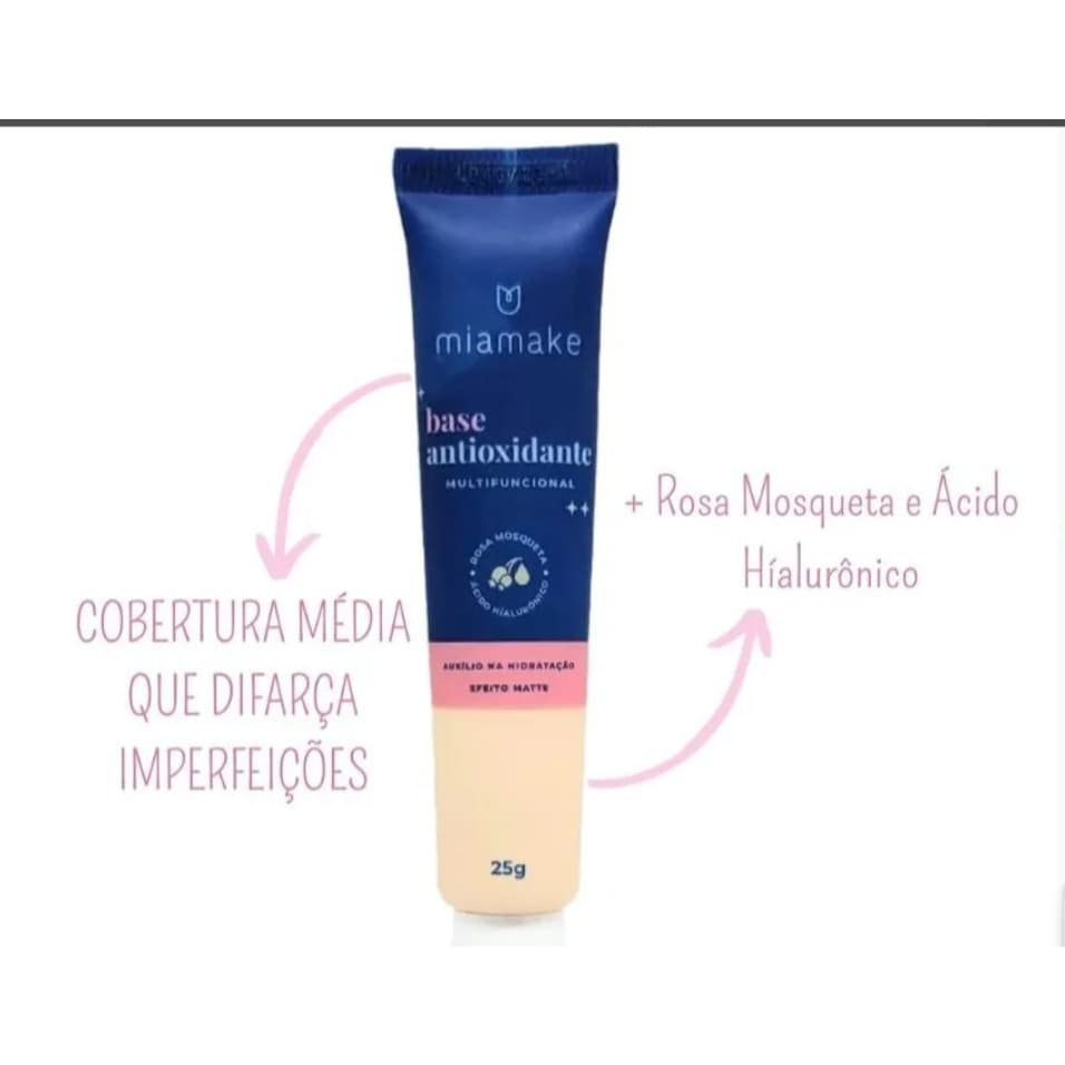 Base Líquida Antioxidante Multifuncional – Mia Make (25g)