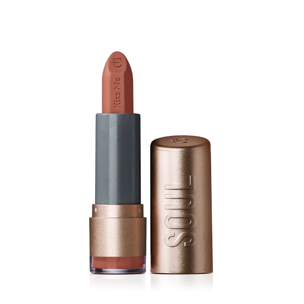 Batom Soul Kiss Me Efeito Matte Rosa Nude Autoral 3,7G