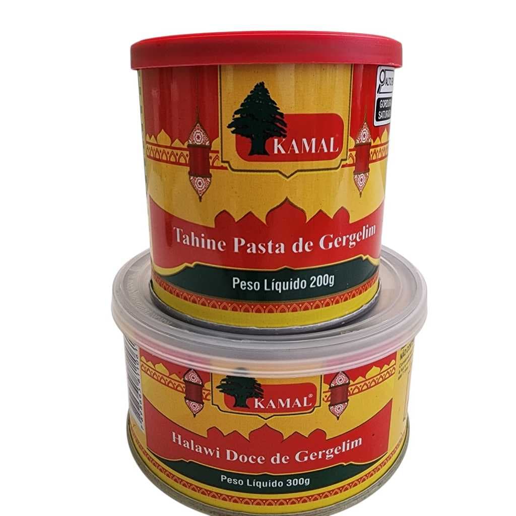 PASTA DE GERGELIM TAHINE 200G + HALAWI DOCE DE GERGELIM 300G