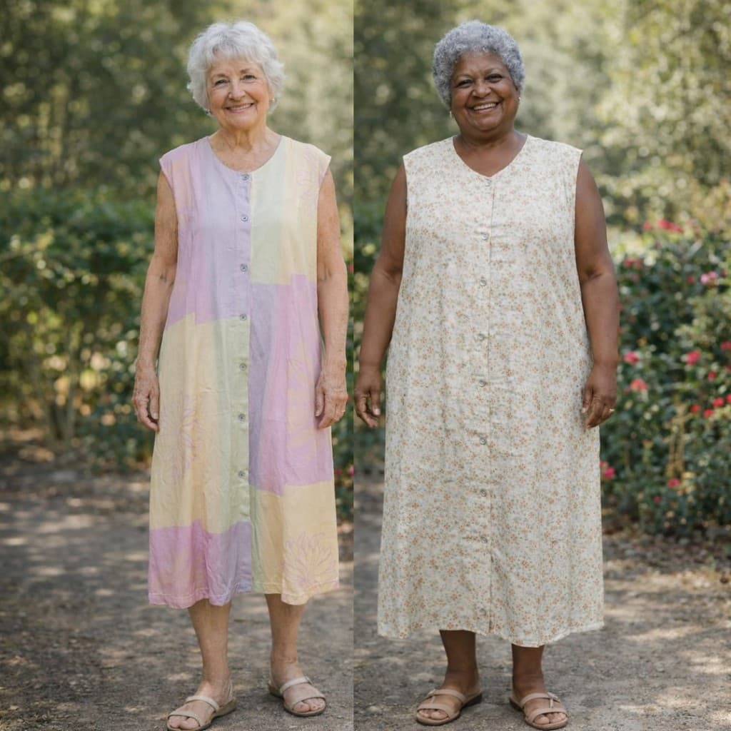 VESTIDO VISCOSE REGATA BOTÃO PARA SENHORA, TAMANHO EXTRA, FRESQUINHO