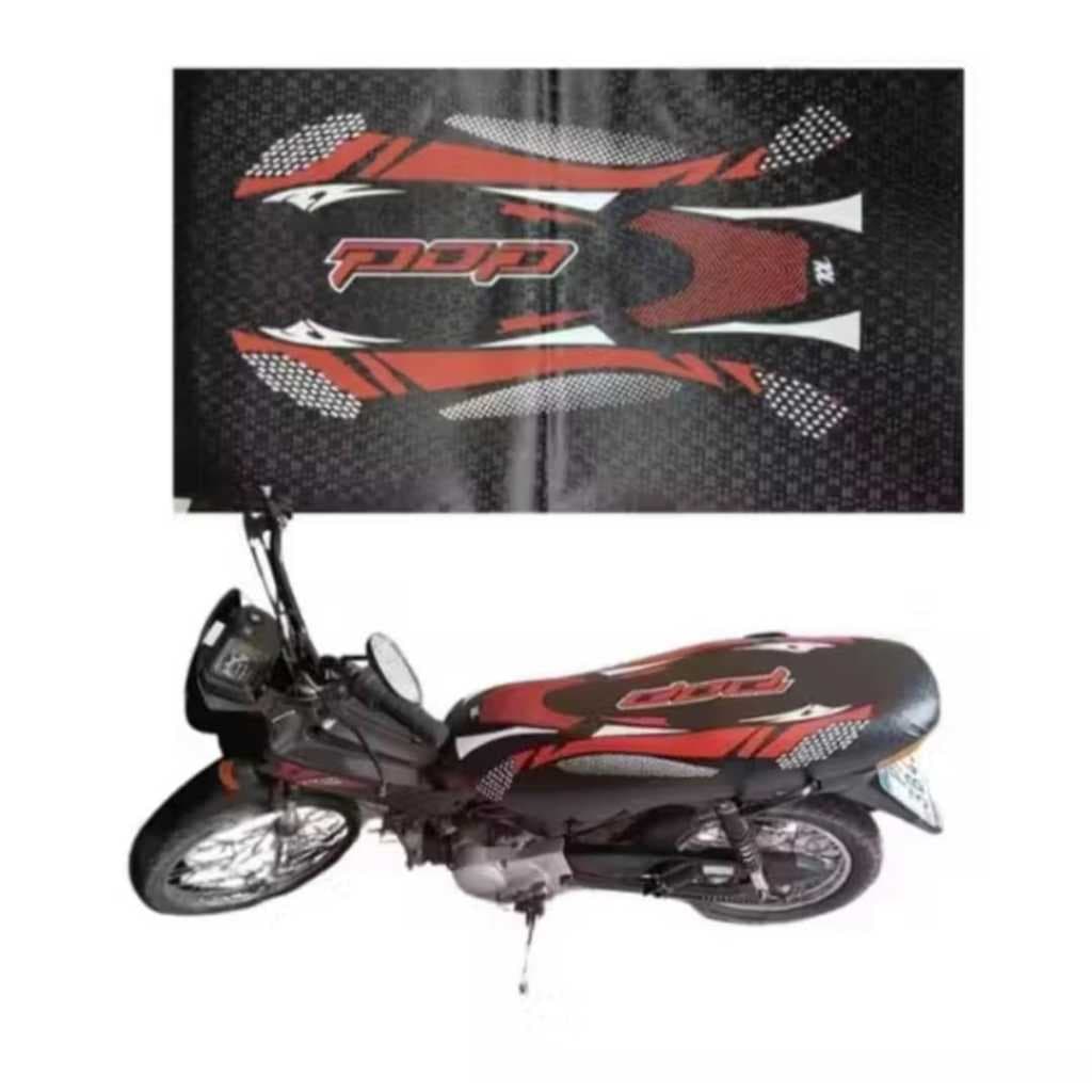 Capa De Banco Moto Personalizada Para POP 100/110