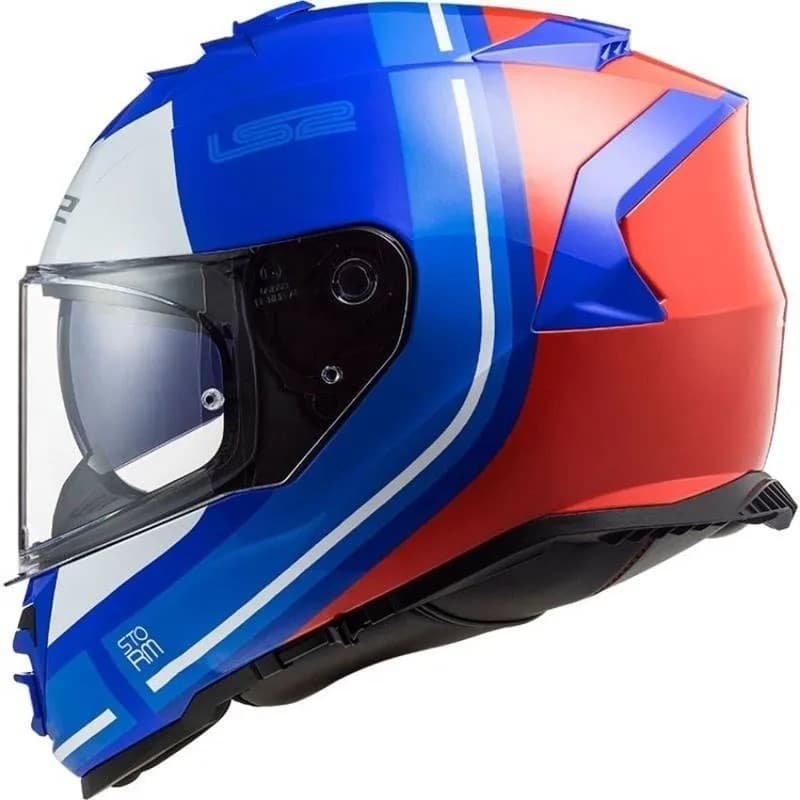 CAPACETE LS2 STORM FF800 SLANT TAM 58 - AZUL/VEREMELHO . LS2