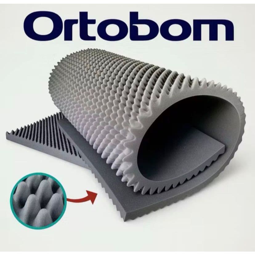Colchonete Massageador Pillow Top Caixa De Ovo Casca De Ovo Anti-escaras Ortobom Solteiro