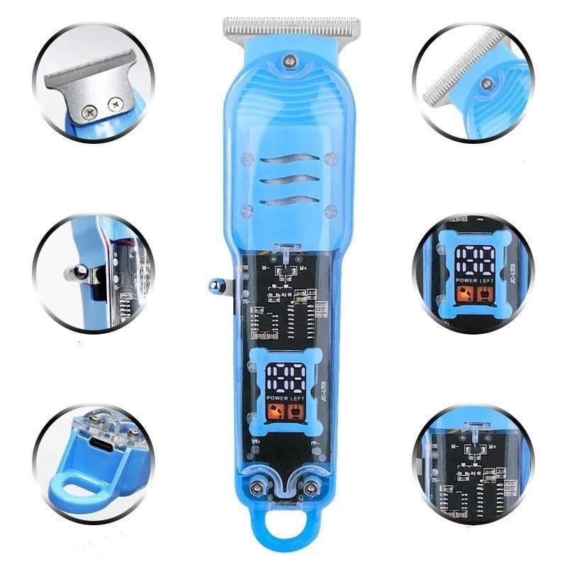 Máquina de Cortar Cabelo Sem Fio MQ One-X 7037 – Motor de Alta Potência, Linha Barber Original