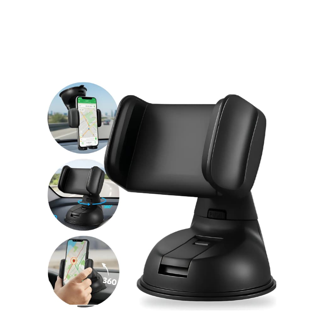 Suporte Celular Veicular Ventosa 360 Painel Vidro Universal