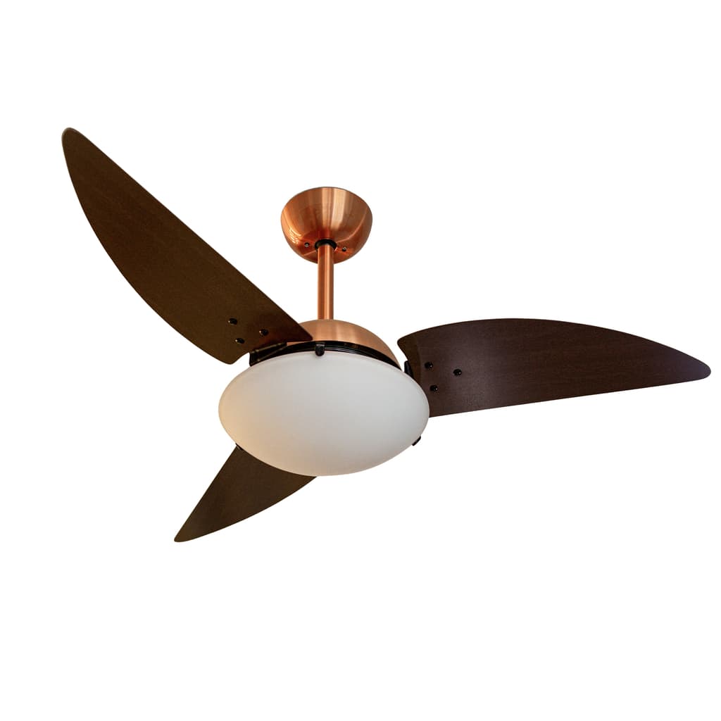 Ventilador de Teto Volare Cobre Class Tabaco Luxuoso