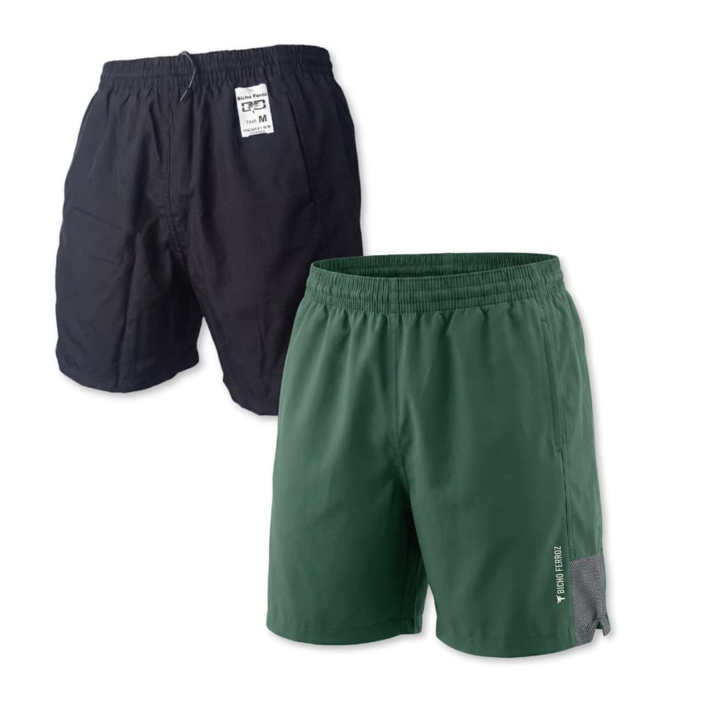 Kit 2 Bermuda Masculina Confort Fit | Estilo Mauricinho com Elastano
