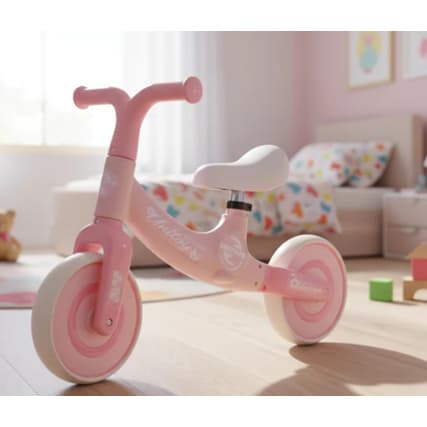 Brinquedo Bicicleta de Equilíbrio Infantil Sem Pedal Confortável Menino Menina