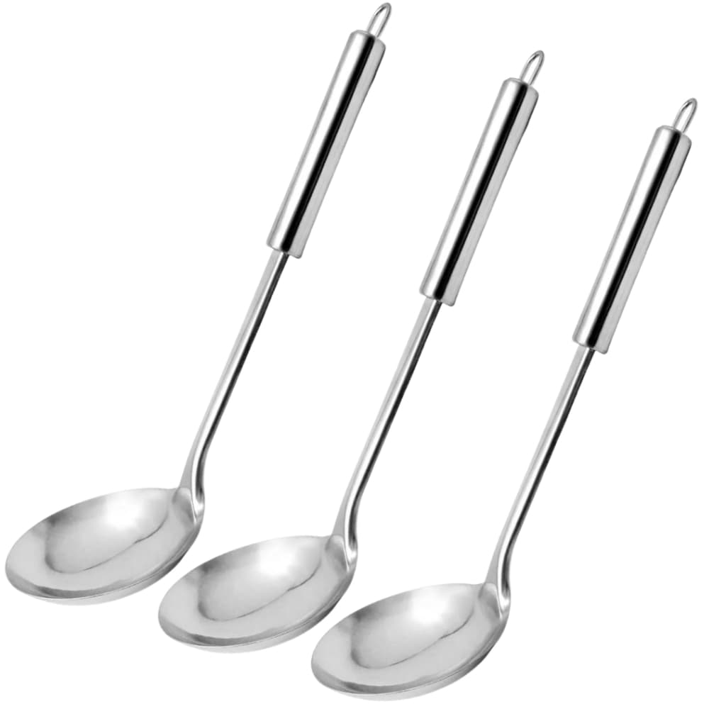Concha Inox Servir Feijão Caldos Sopa Creme Molho Utensílio Cozinha Restaurante Kit C/1, 2 Ou 3 Un