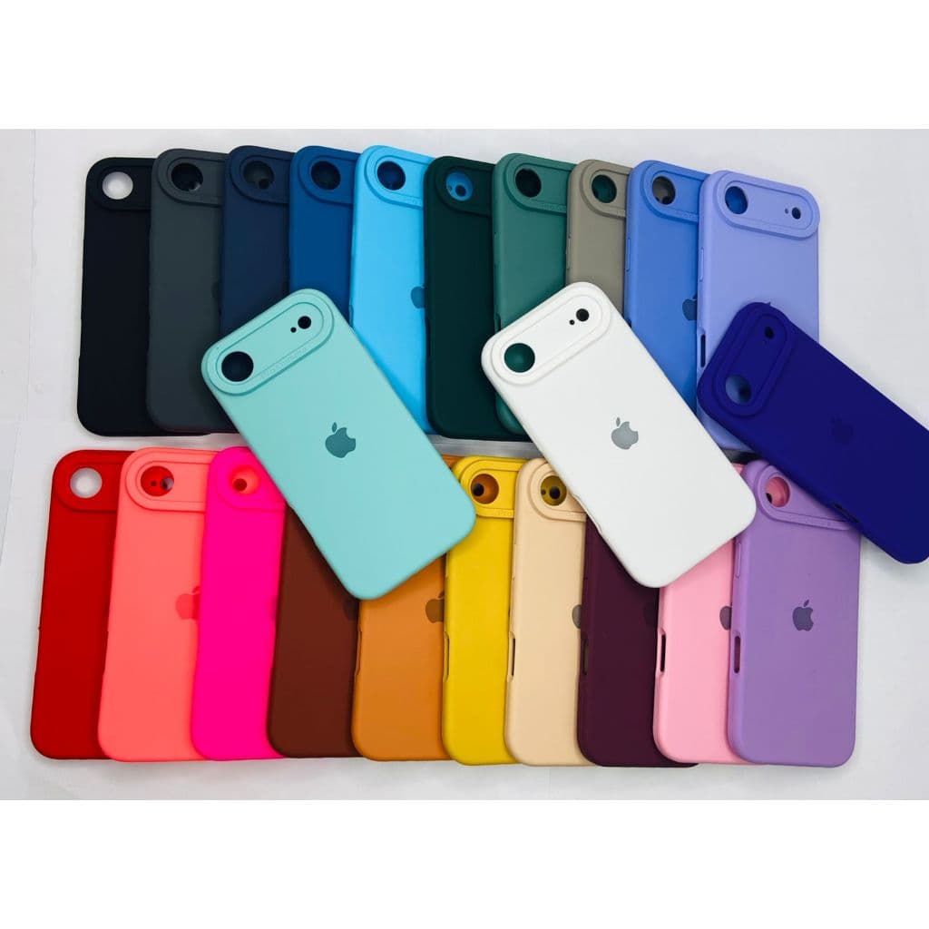 CAPA CAPINHA CASE PARA IPHONE 17 AIR  A SILICONE INTERIOR AVELUDADA COM CÂMERA FECHADA......