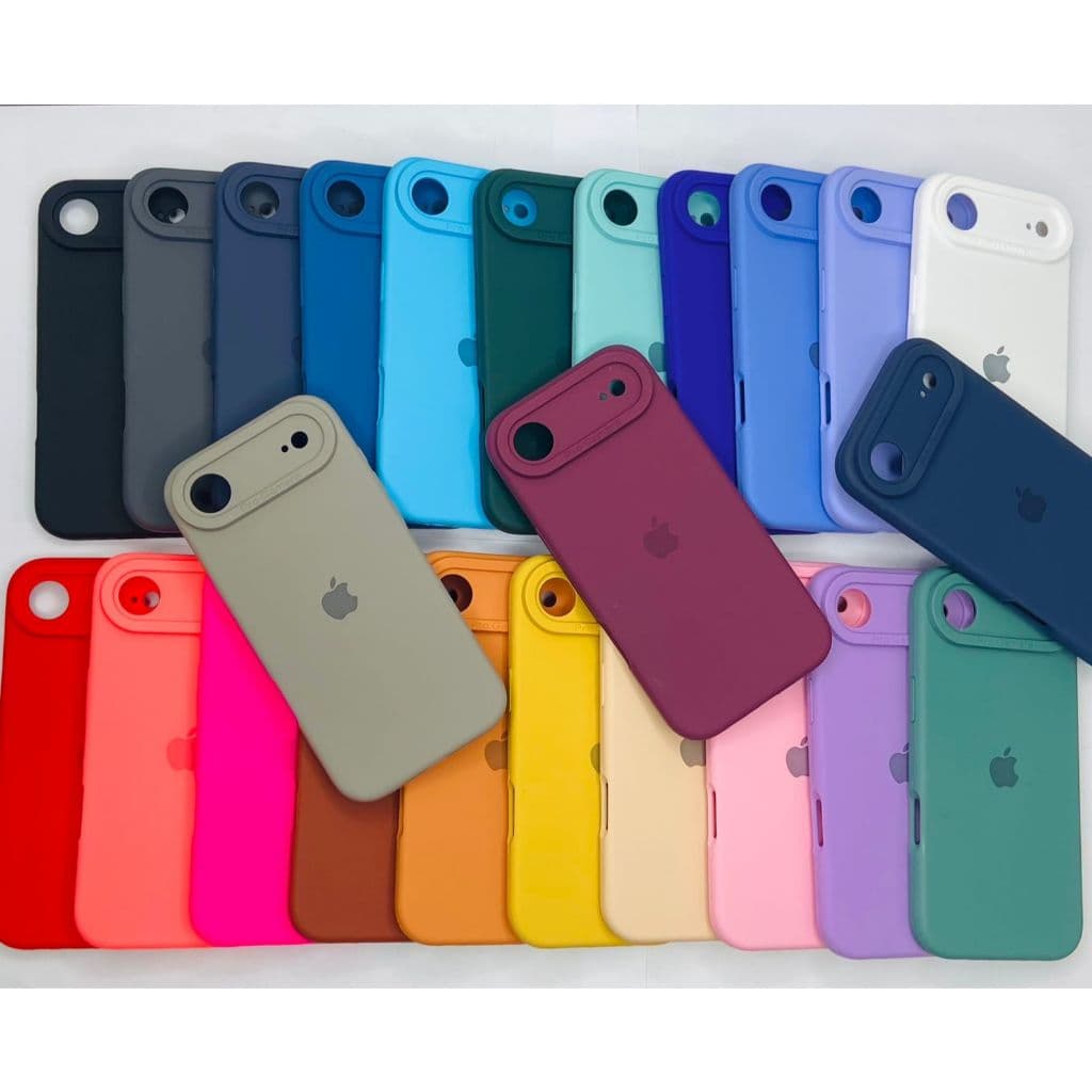 CAPA CAPINHA CASE PARA IPHONE 17 AIR  A SILICONE INTERIOR AVELUDADA COM CÂMERA FECHADA......