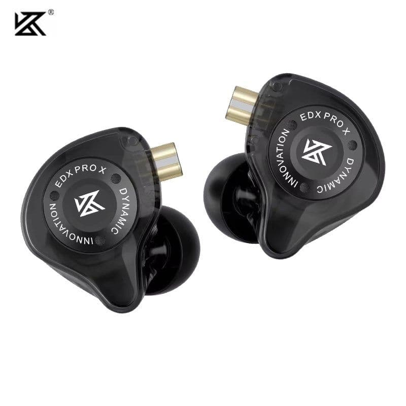 KZ EDX PRO-X Fone de Ouvido Versão Atualizada KZ - Retorno de Palco HiFi Gamer Músicos EDX PRO X ZSN Pro X As16 Pro Zs10