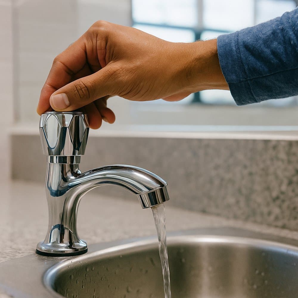 Torneira Cromada de Mesa para Lavatório Cozinha Banheiro Inox