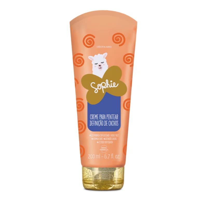 Creme Para Pentear Infantil Definição de Cachos Sophie 200ml