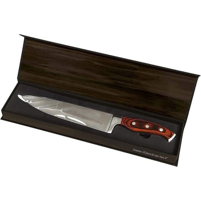 Faca Premium 8" Steel Churrasco Cozinha Mor