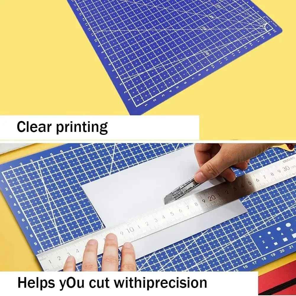 Tapete de Corte Reforçado PVC A5 Base de Corte Para Artesanato e Bancada