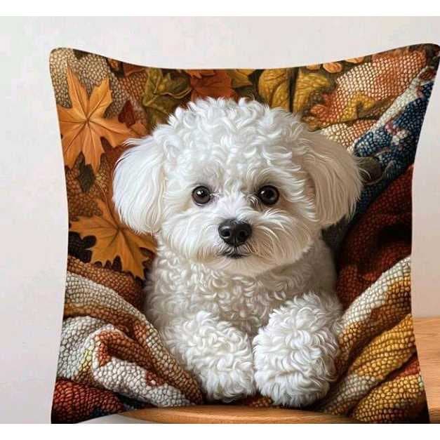 Capa De Almofada 1 pç Decorativa Estampa Pets Gato Cachorro Cavalo 45x45 com zíper lançamento!! exclusivos.