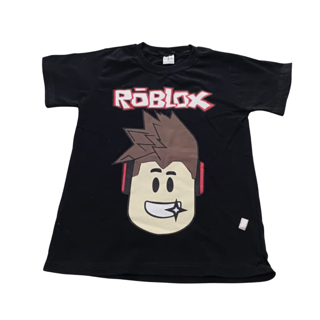 Camiseta Infantil Estampada Desenhos Animados  Algodão Menino Menina