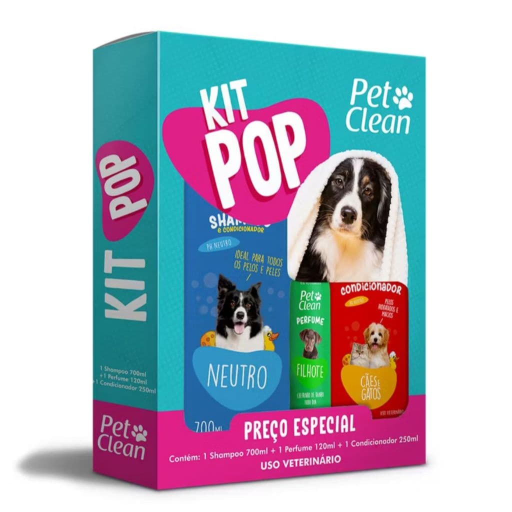 Kit Banho Pet Clean (Caixa)