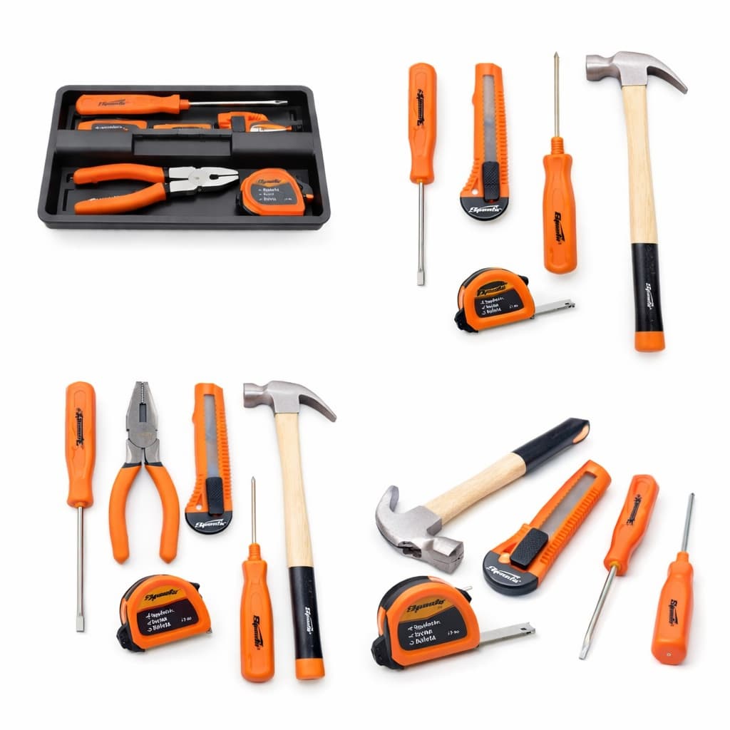 Kit Ferramentas Sparta 6 Peças – Uso Doméstico Reparos Casa Profissional