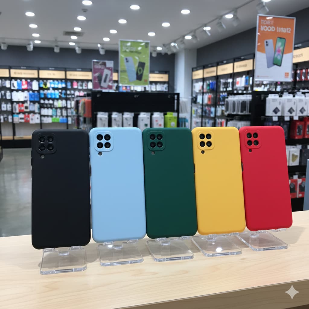Capa Capinha Para A12, A13 e A14 Samsung Silicone Aveludado por dentro