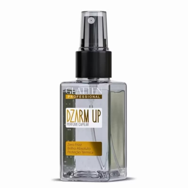 Perfume Capilar Glatten Dzarm Up 40ml - Proteção Térmica e Brilho