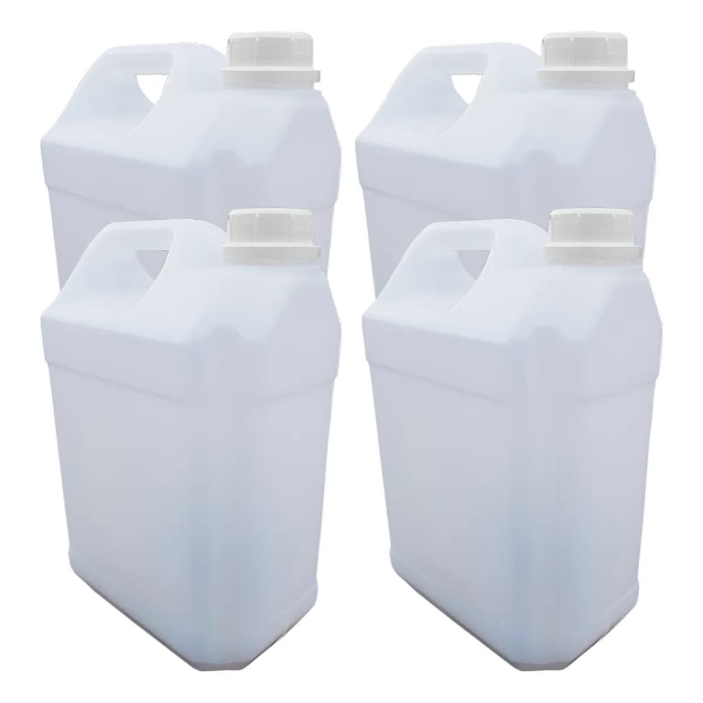Kit 4 Promoção Galão Natural Leitoso Vazio De 5 Litros