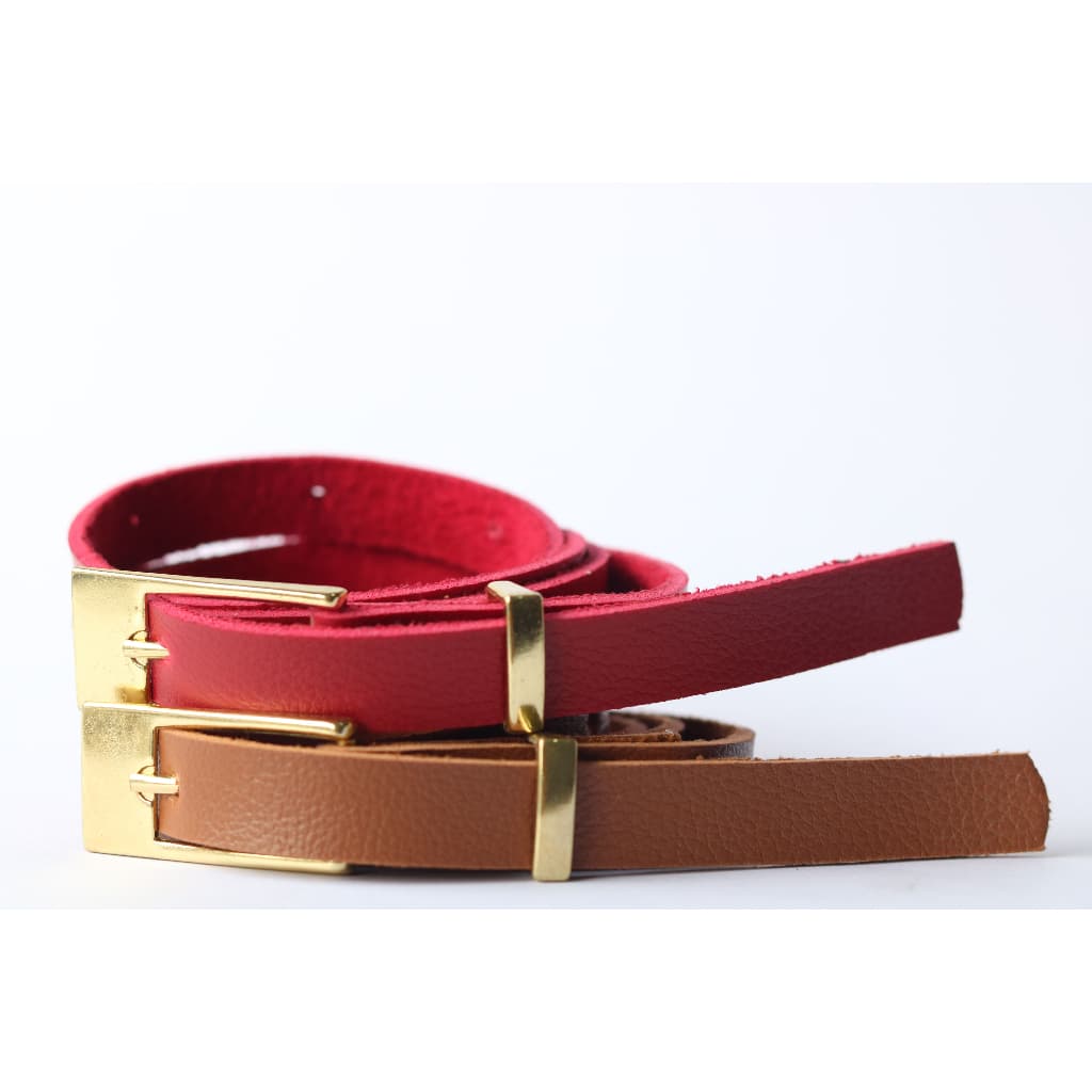 Cinto Feminino Delicado Fino Da Moda tendência Kit 2 unidades