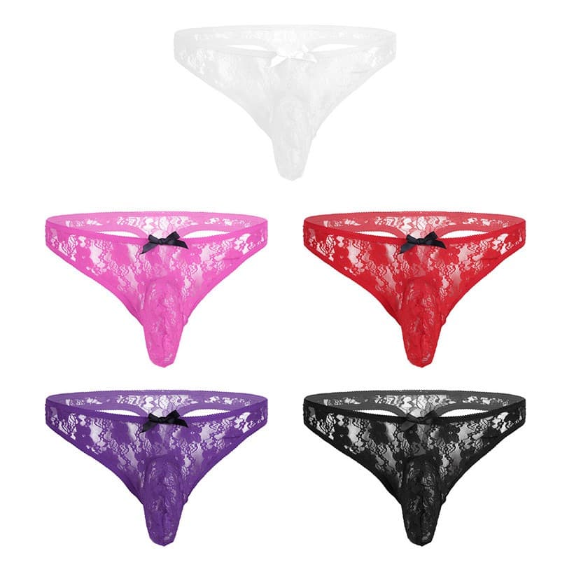 Calcinha Mascuilna Mod.24 - Renda com Fio dental Sensual