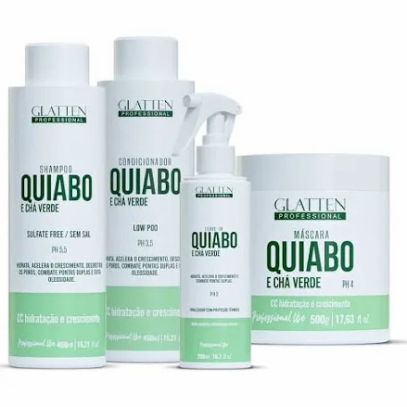 Kit Quiabo e Chá Verde - Glatten