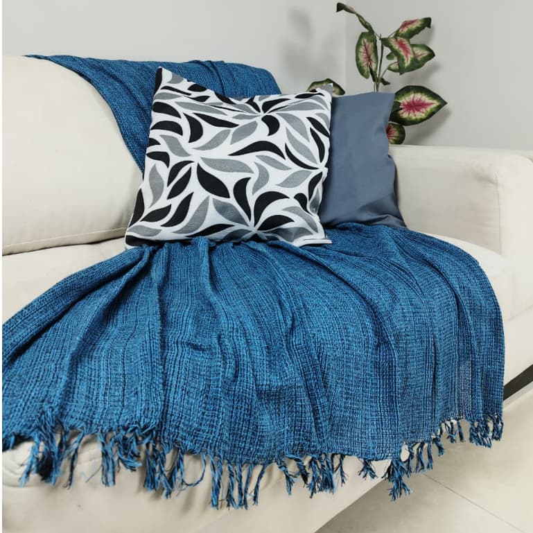 Manta Para Sofá 210cm x 120cm Decorativa E Protetora 100% Algodão | Capa para Colchão   | SUV