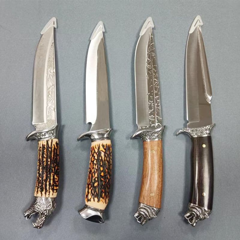 kit com 4 unidades de faca excelente produto pra churrasco ou colecionar