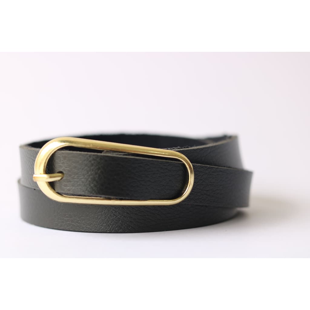 Cinto fino Femino Fivela oval 1.5