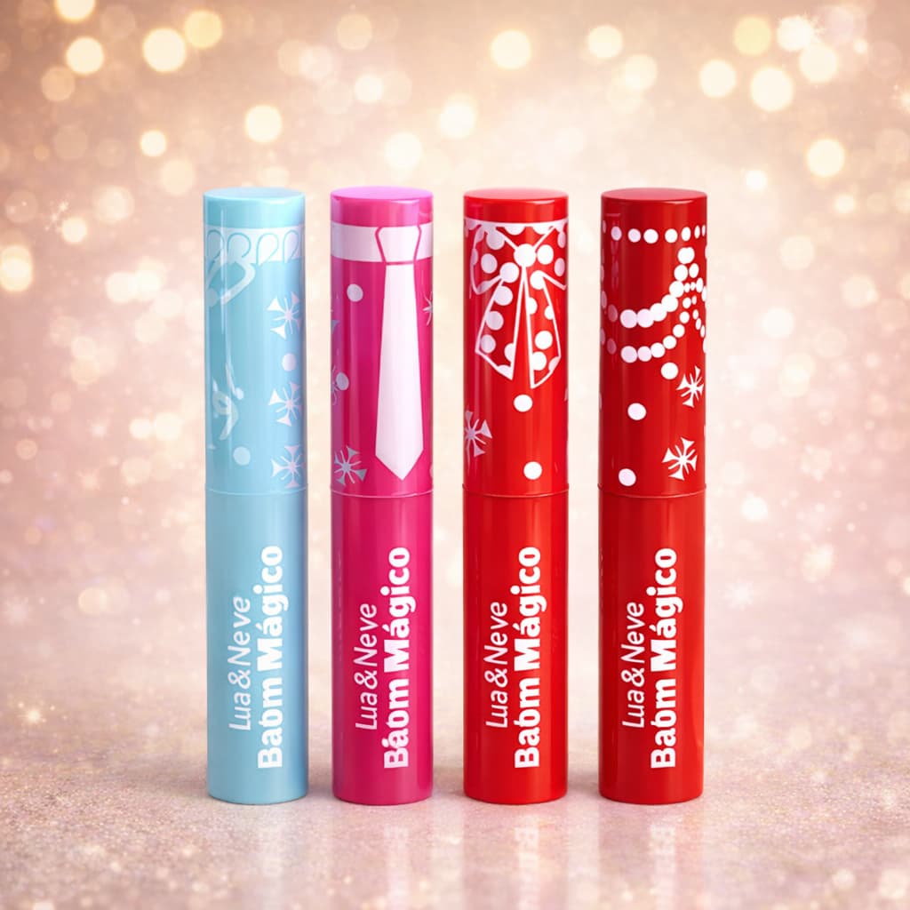 Batom Mágico Muda de Cor Batom Labial Lua & Neve Hidratante LN01071