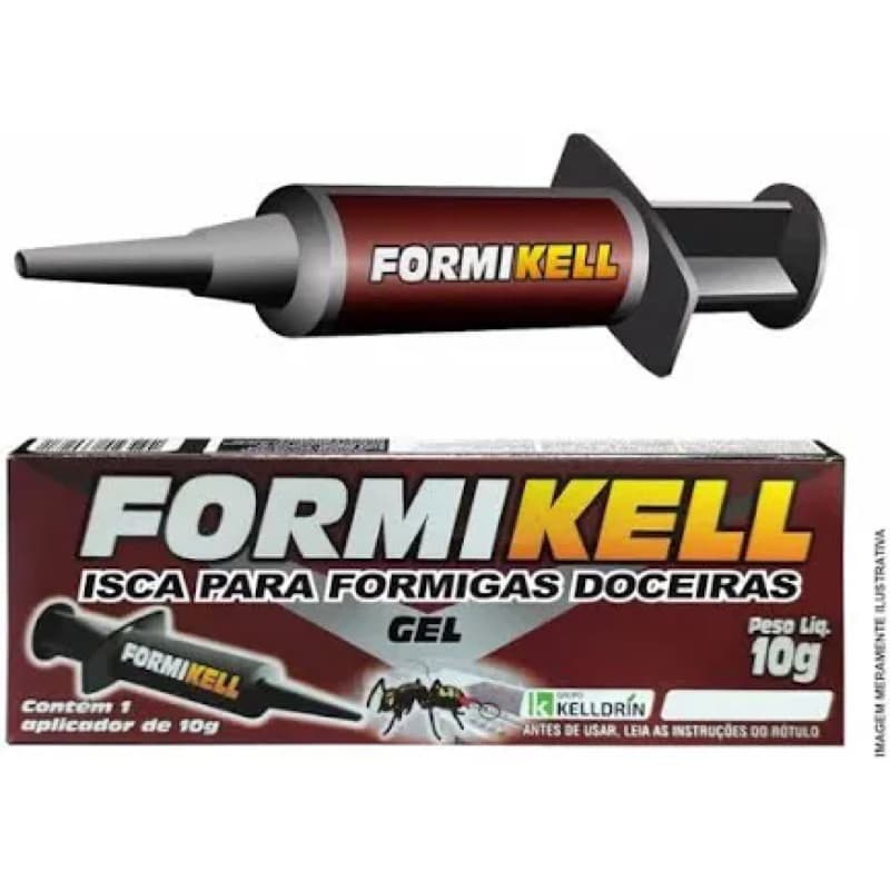 Gel Inseticida Formikell Keldrin 10g - Eficaz e Fácil Aplicação