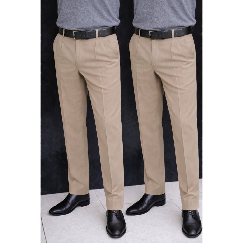 Kit 2 Calças Social Masculina Esporte Fino Tradicional Oxfordine Bolso Forrado Envio Imediato