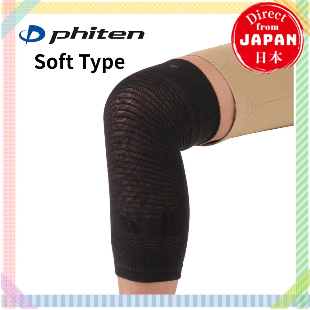 phiten nanometax Knee Support  / Suporte para o joelho S～M/L～LL 【Direto do Japão】